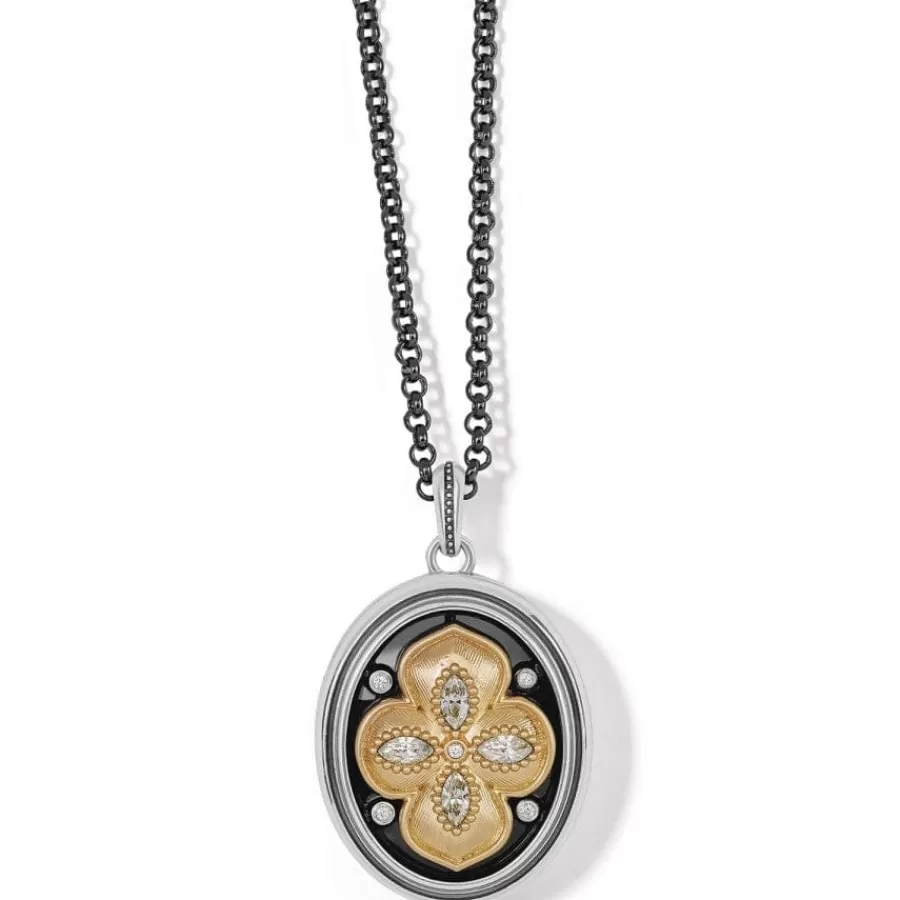 Necklaces | Photo Lockets>Brighton Monarch Dream Convertible Locket Necklace Black-Gold