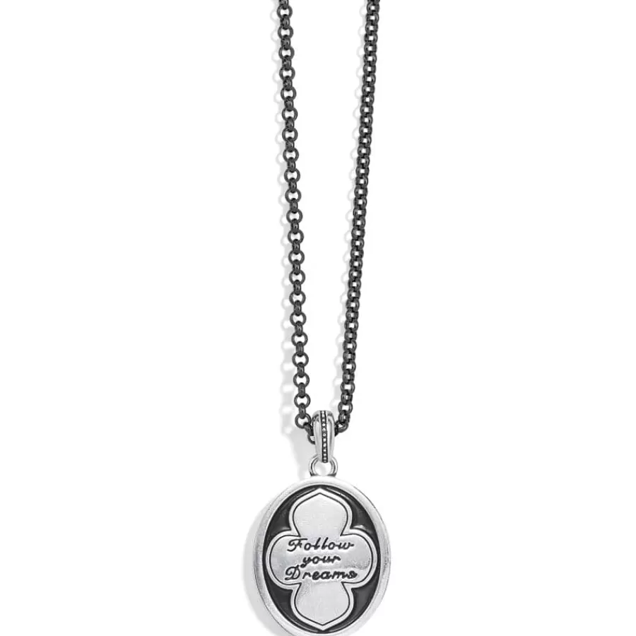 Necklaces>Brighton Monarch Dream Necklace Silver-Multi