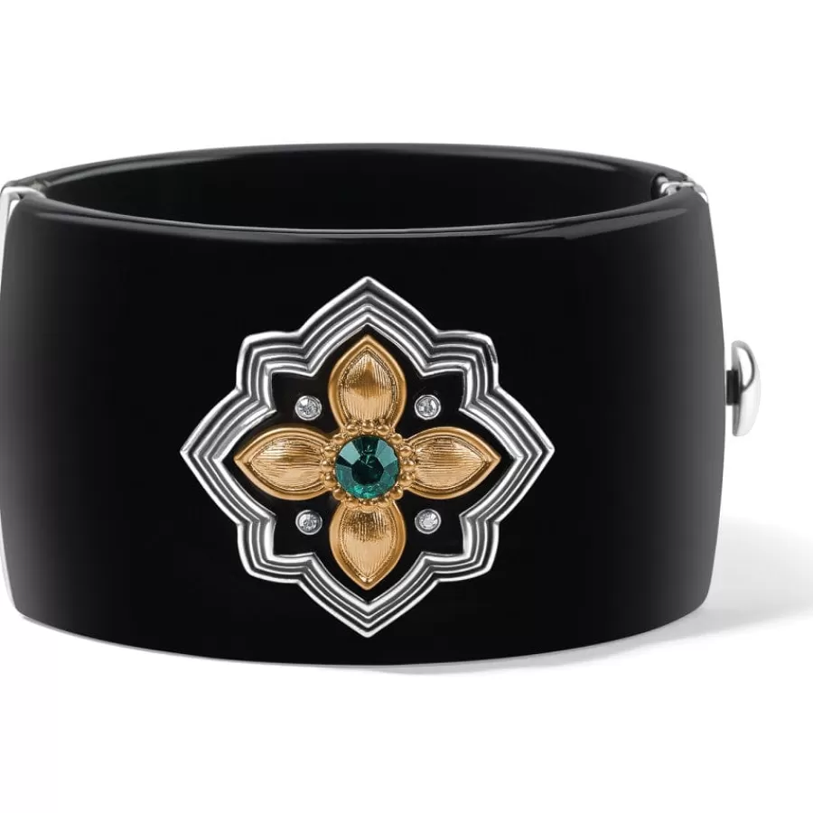 Bracelets>Brighton Monarch Joy Hinged Bangle Black-Multi