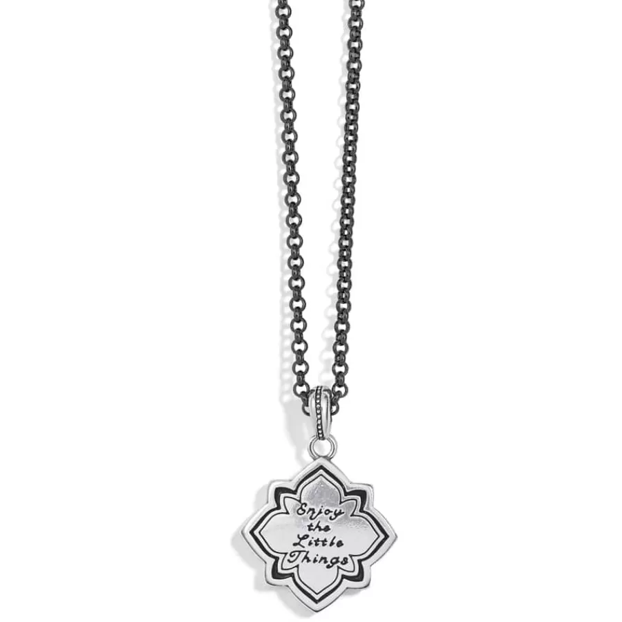 Necklaces>Brighton Monarch Joy Necklace Silver-Multi