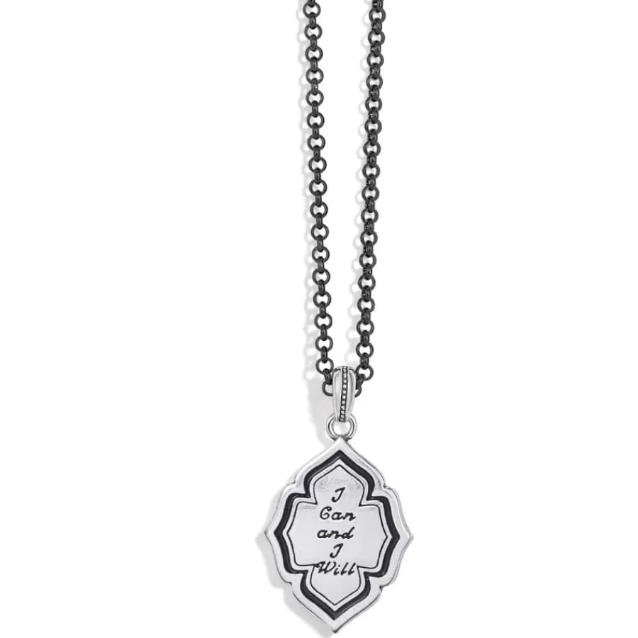 Necklaces>Brighton Monarch Strength Necklace Silver-Multi