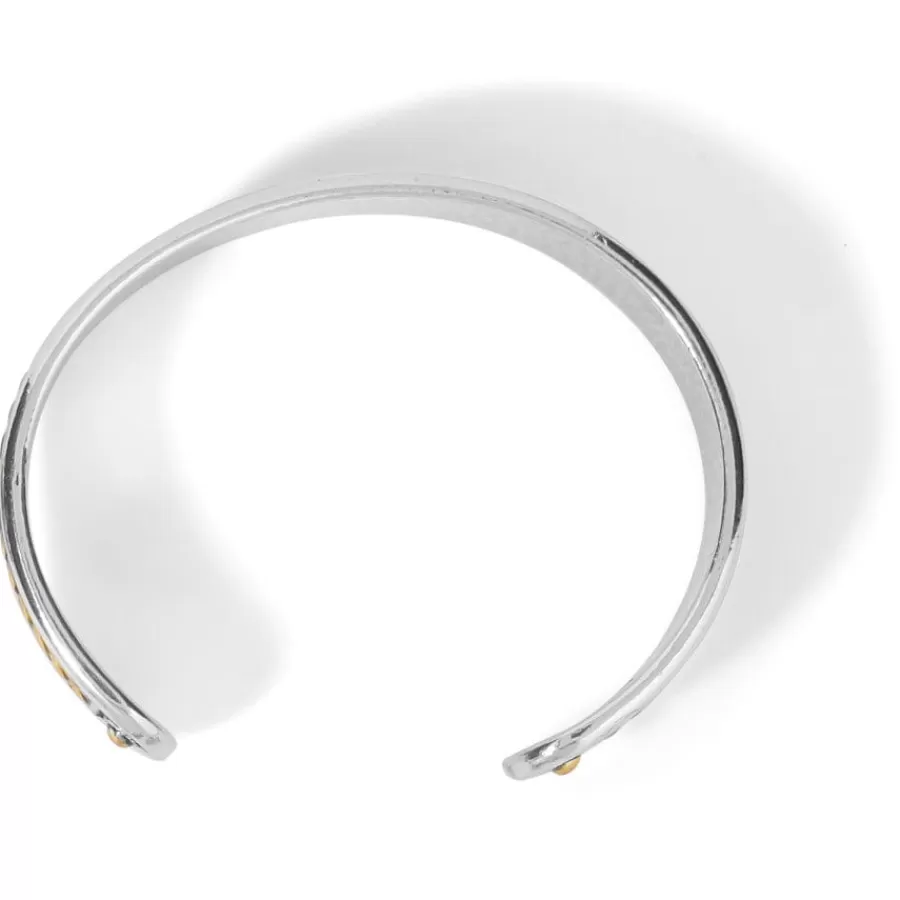 Bracelets>Brighton Monete Narrow Cuff Bracelet Silver-Gold