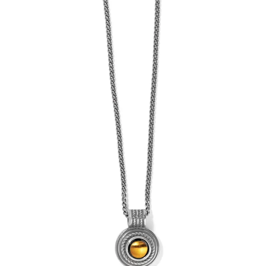 Necklaces>Brighton Monete Petite Necklace Silver-Gold