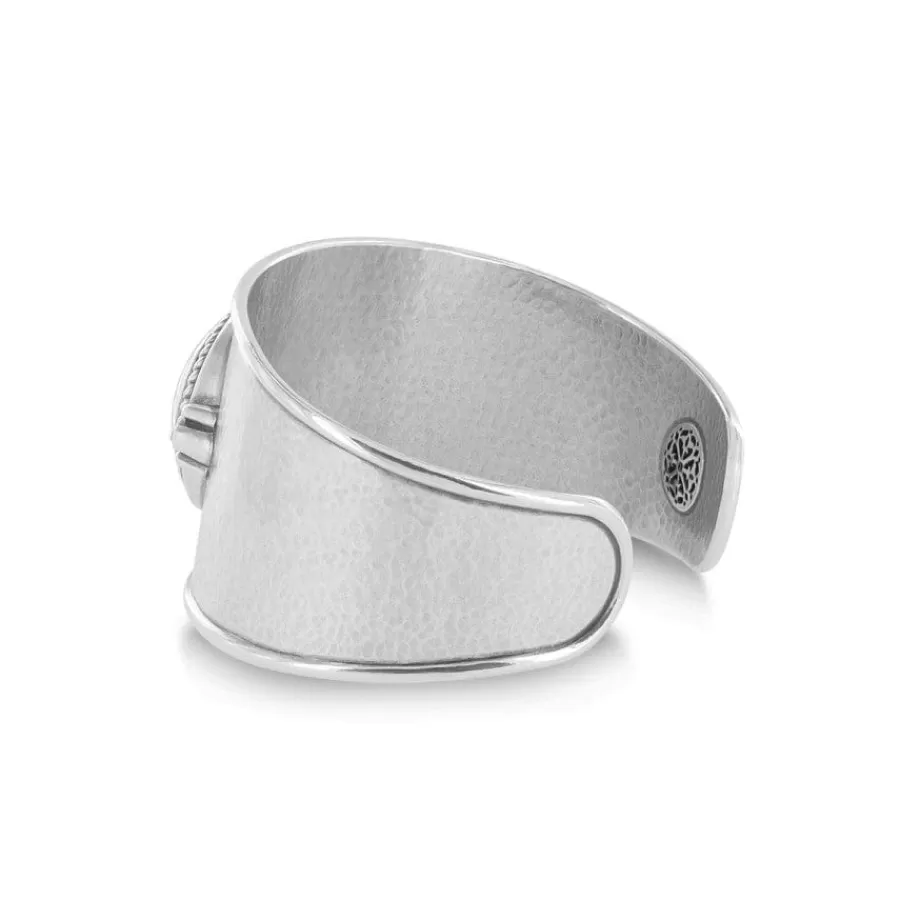 Bracelets>Brighton Monete Wide Cuff Bracelet Silver-Gold