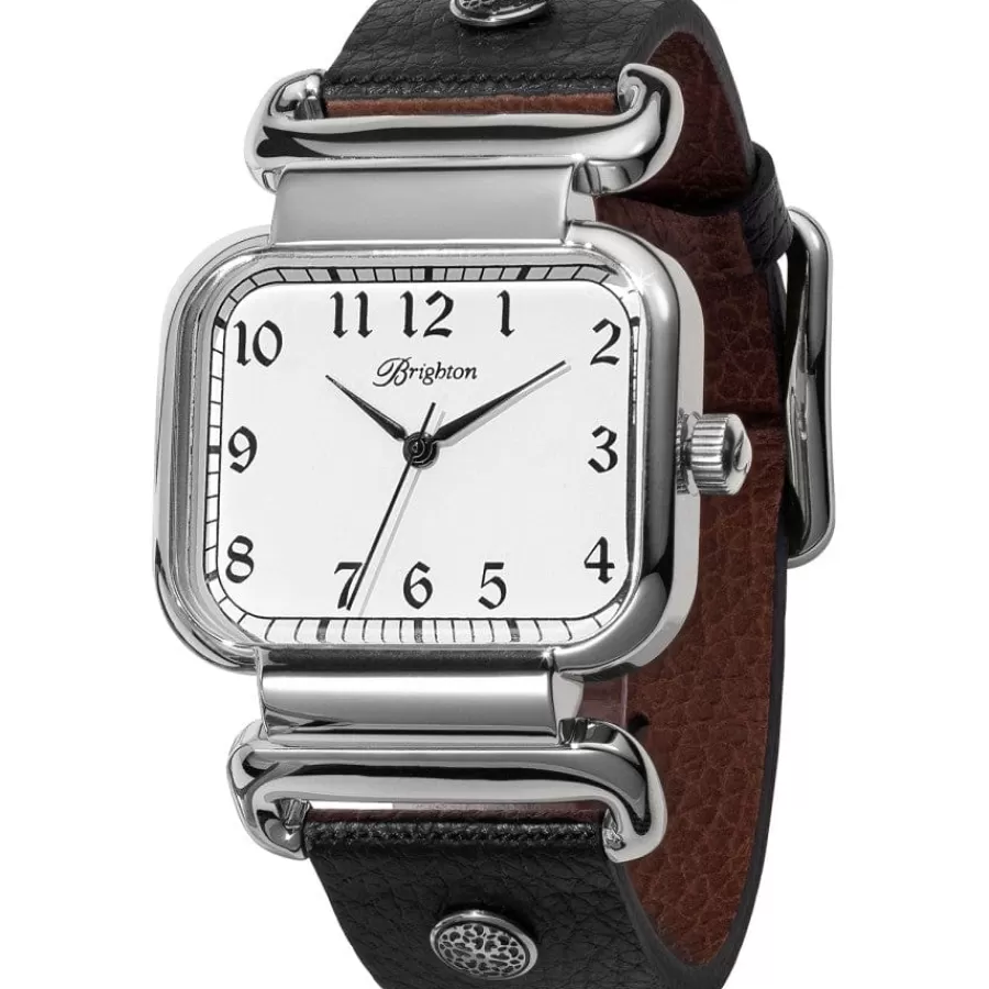 Watches>Brighton Montecito Reversible Watch Black-Brown