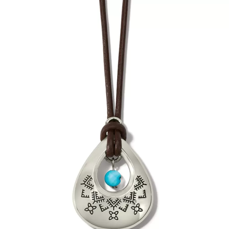 Necklaces>Brighton Mosaic Paseo Teardrop Necklace Silver