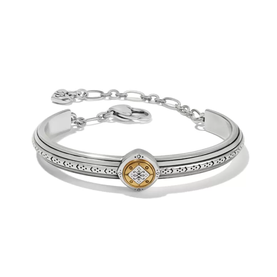 Bracelets>Brighton Mosaic Two Tone Bar Bracelet Silver-Gold