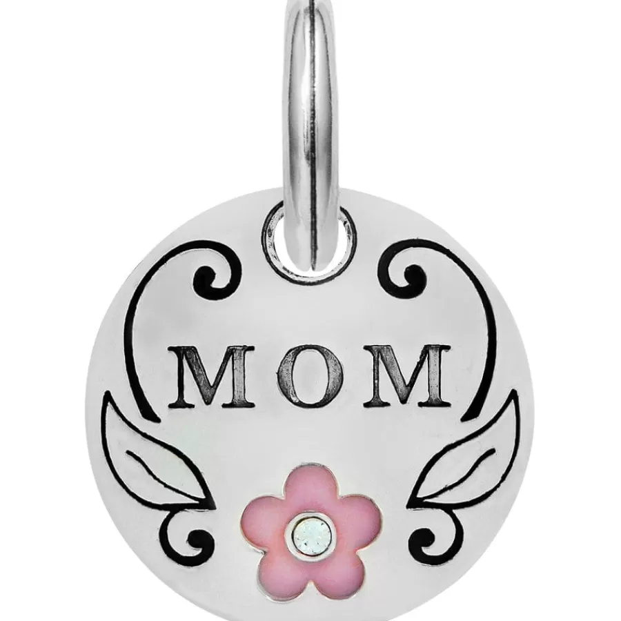 Charms>Brighton Mother's Love Charm Silver-Pink