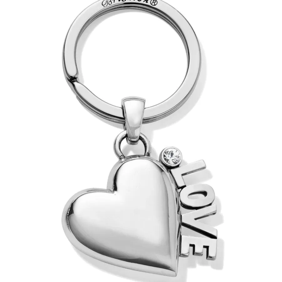 Key Fobs>Brighton My Love Key Fob Silver