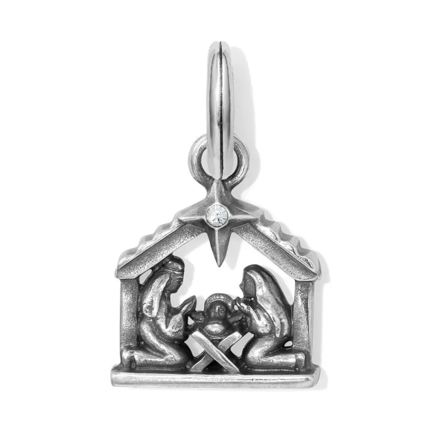 Charms>Brighton Nativity Charm Silver