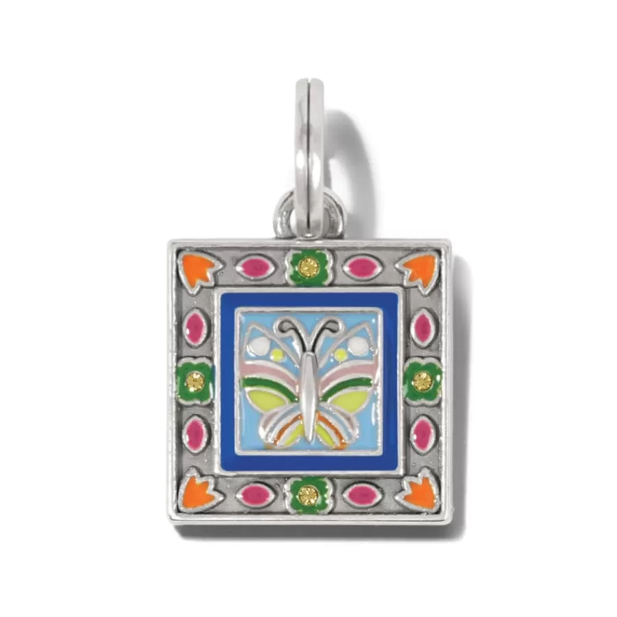 Charms>Brighton Nature's Charms Butterfly Silver-Multi