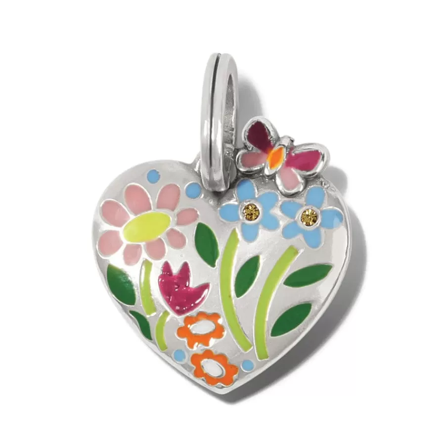 Charms>Brighton Nature's Charms Heart Silver-Multi