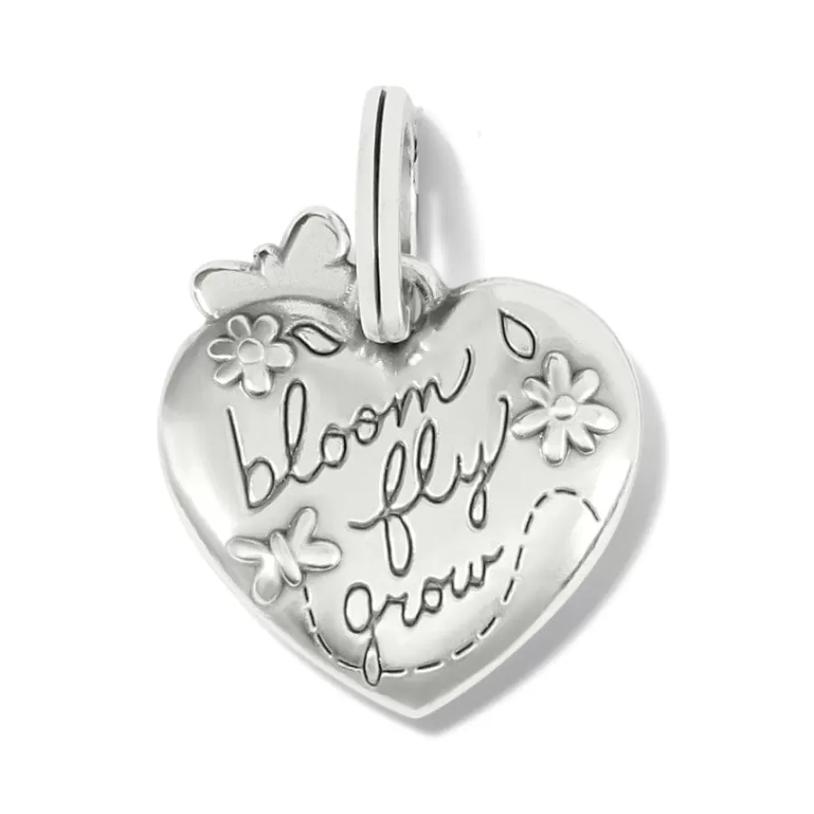 Charms>Brighton Nature's Charms Heart Silver-Multi