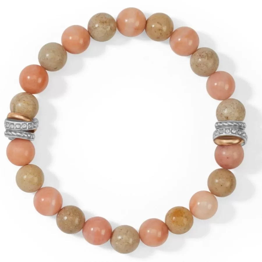 Bracelets>Brighton Neptune's Rings Blush Stretch Bracelet Pink