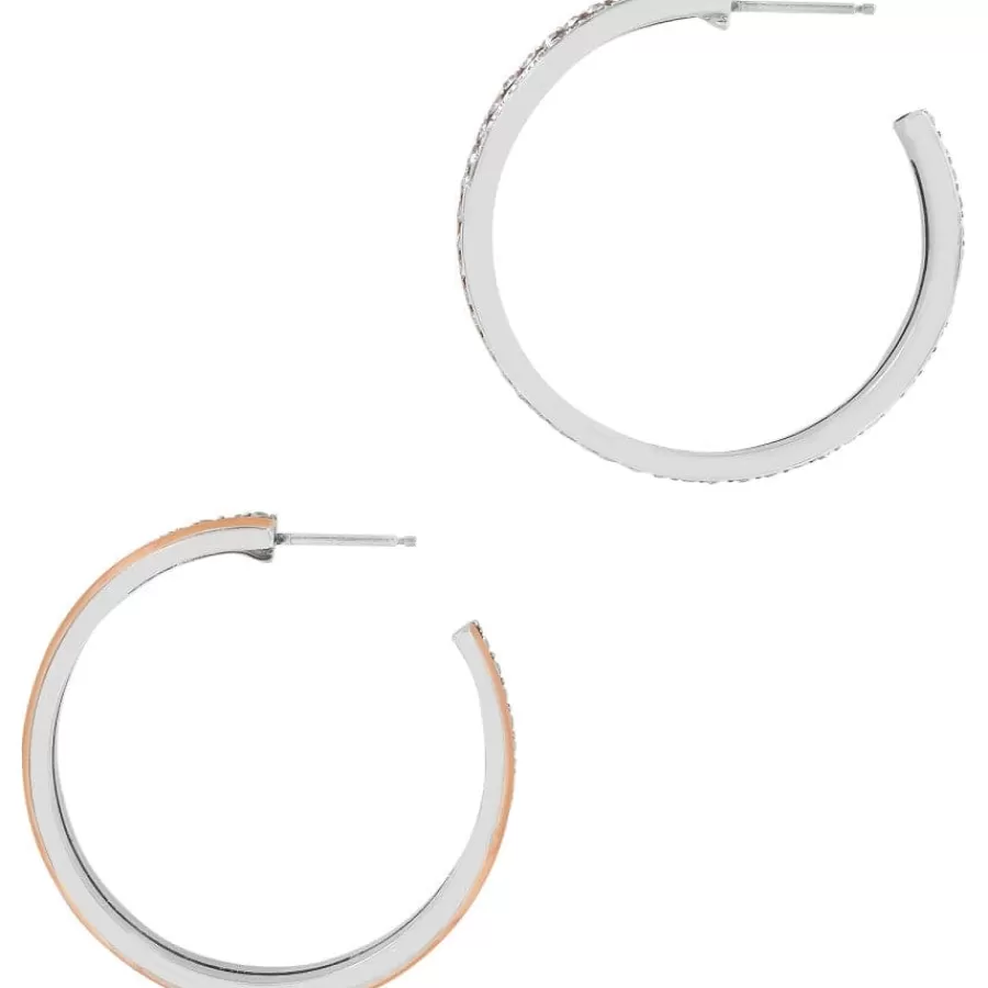 Earrings>Brighton Neptune's Rings Duo Large Hoop Earrings Silver-Gold