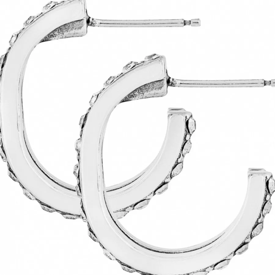 Earrings>Brighton Neptune's Rings Medium Post Hoop Earrings Silver-Gold