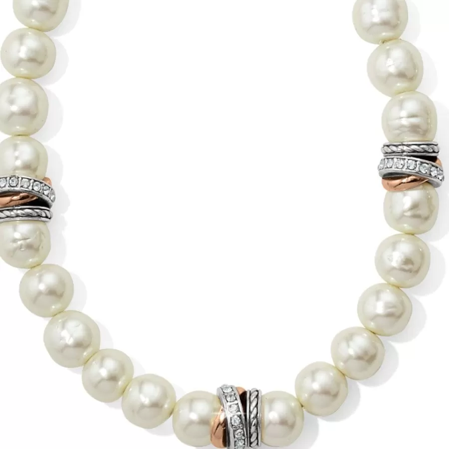 Necklaces>Brighton Neptune's Rings Pearl Short Necklace Cream