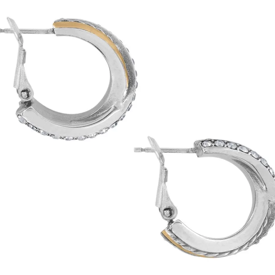 Earrings>Brighton Neptune's Rings Post Hoop Earrings Silver-Gold