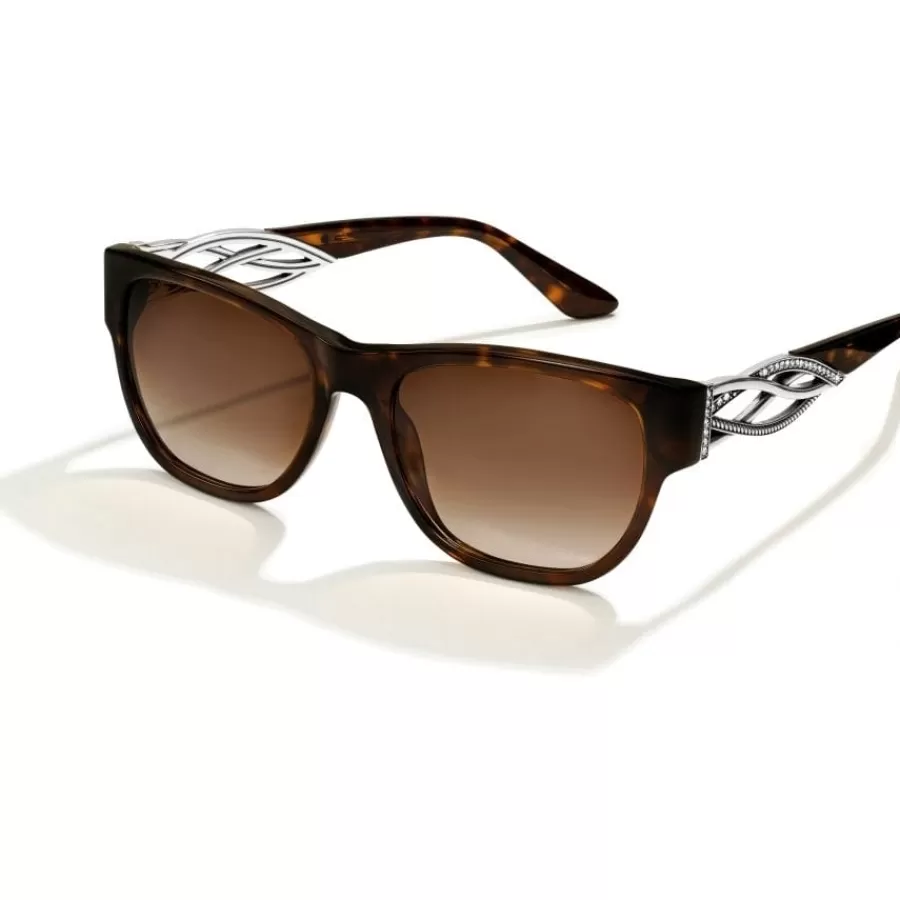 Sunglasses & More>Brighton Neptune's Rings Swirl Sunglasses Tortoise