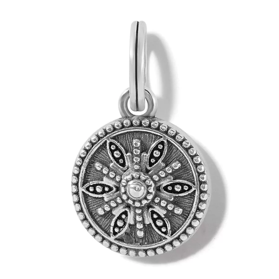 Charms>Brighton Neve Charm Silver-White