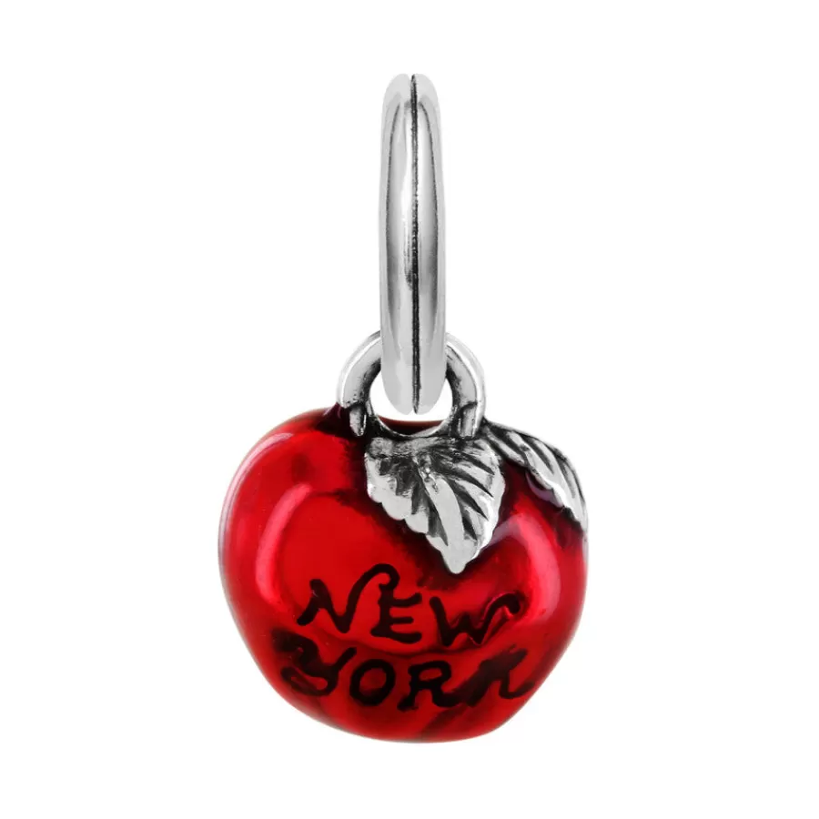 Charms>Brighton New York Charm Silver-Red