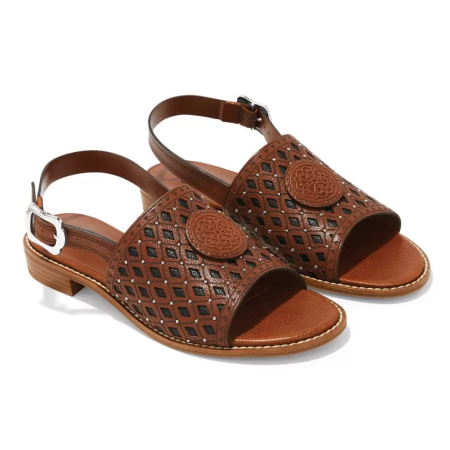 Sandals>Brighton Nolita Flat Sandals Russet