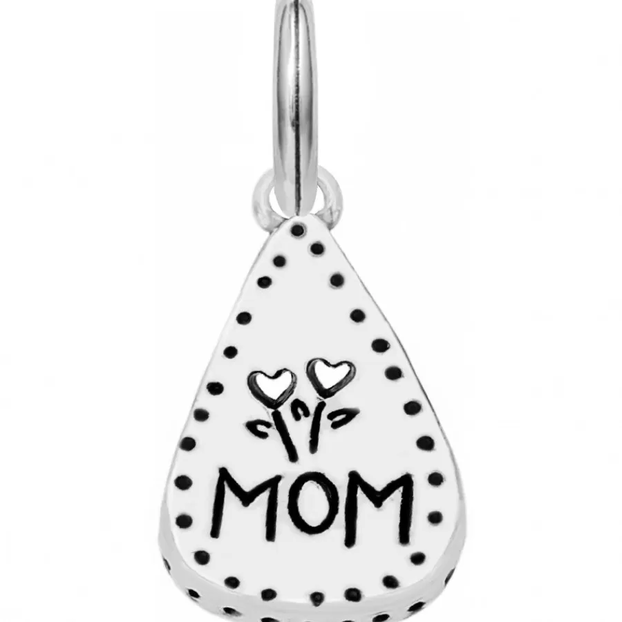 Charms>Brighton Notes Mom Charm Silver