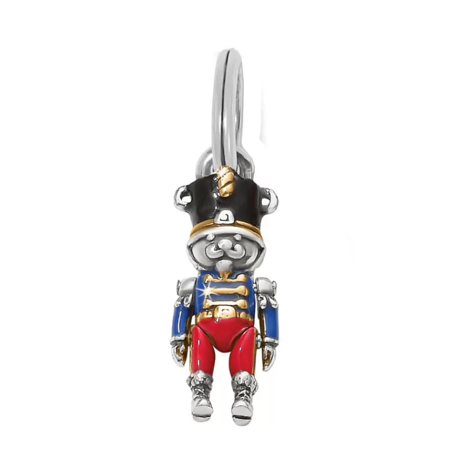 Charms>Brighton Nutcracker Charm Silver-Multi