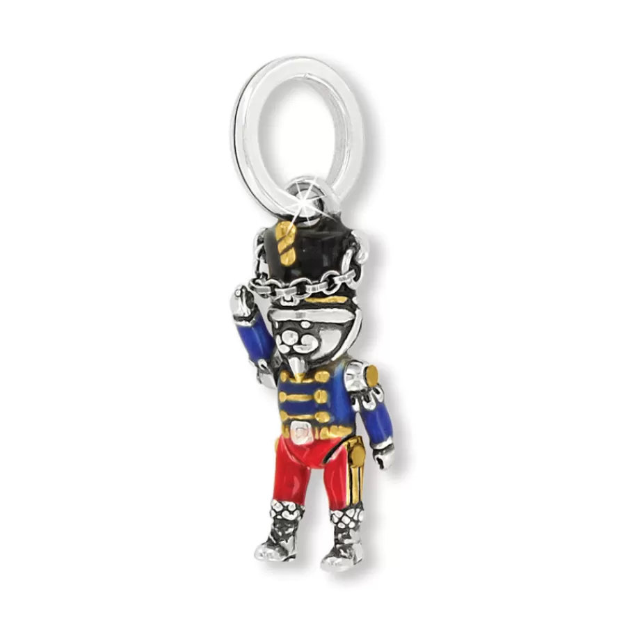 Charms>Brighton Nutcracker Charm Silver-Multi