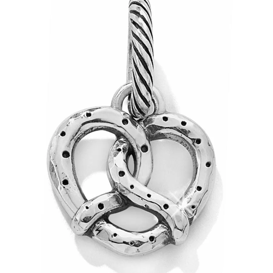 Charms>Brighton NYC Pretzel Charm Silver