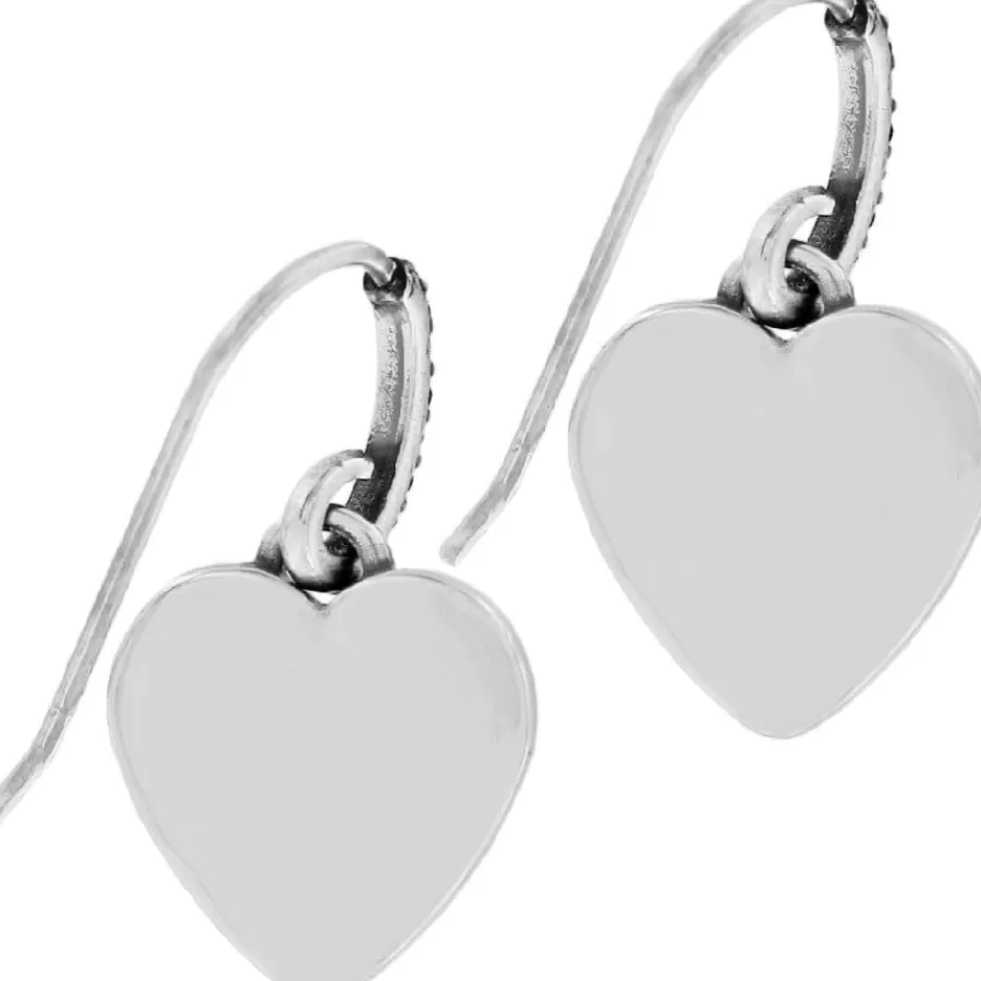 Earrings>Brighton One Heart French Wire Earrings Silver-Gold