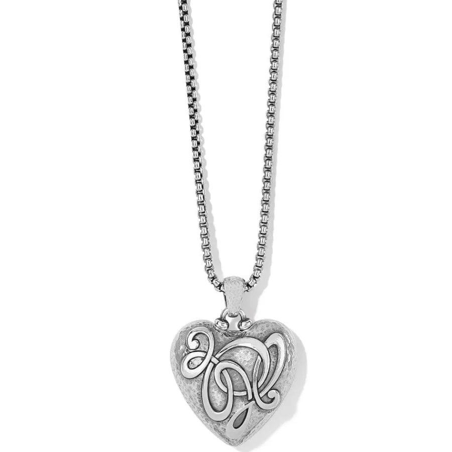 Necklaces>Brighton One Heart Pendant Necklace Silver