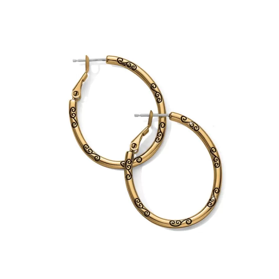 Earrings | Charm Necklaces & Holders>Brighton Oval Hoop Charm Earrings