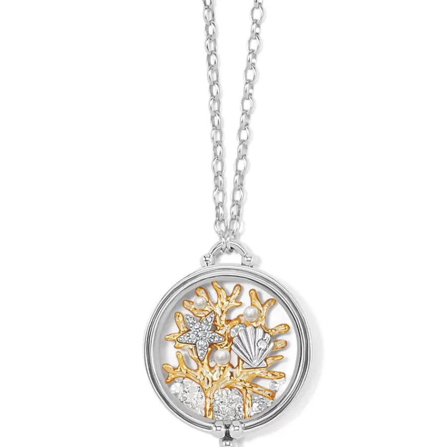 Necklaces>Brighton Paradise Cove Shaker Necklace Silver-Gold