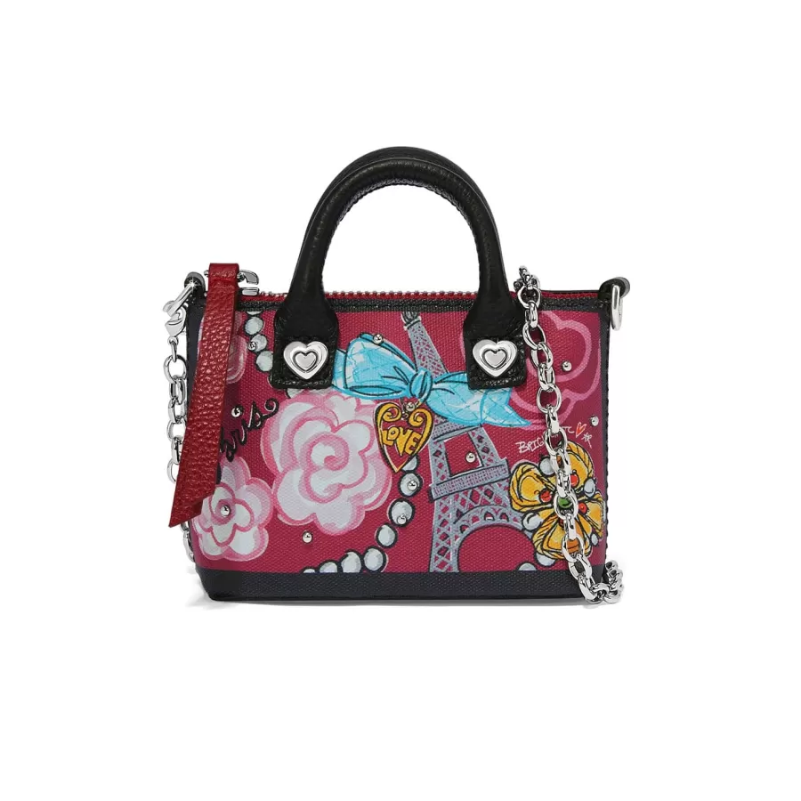 Small Bags>Brighton Paris Blooms Saffian Micro Bag