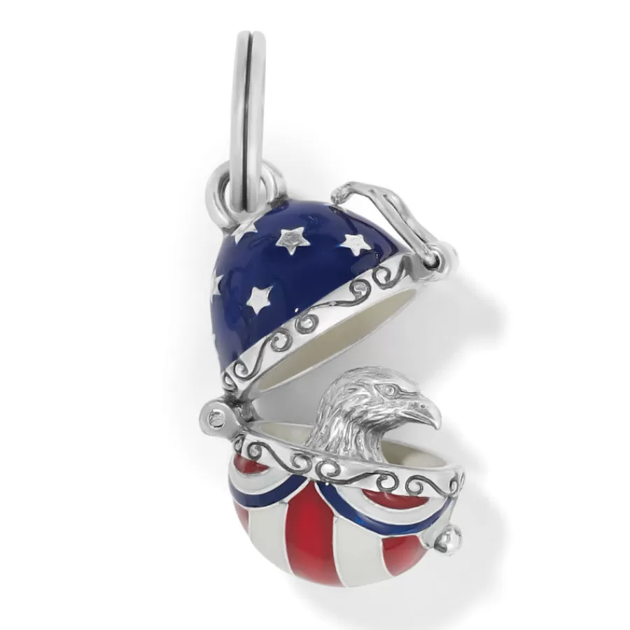 Charms>Brighton Patriot Egg Charm Multi