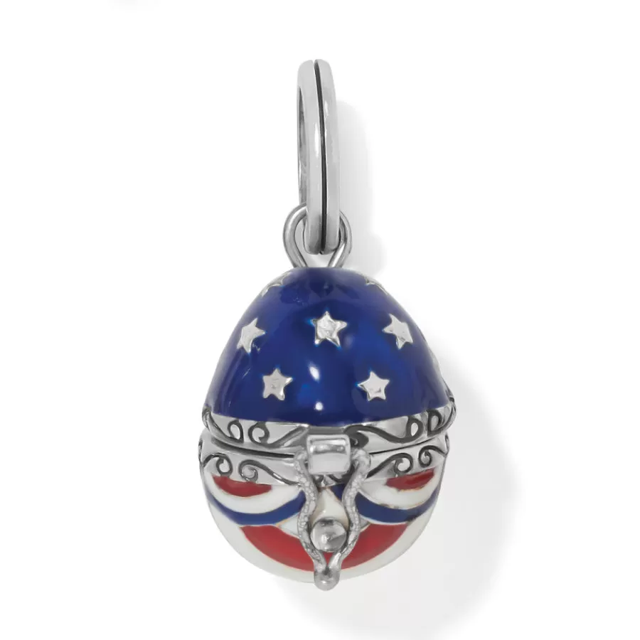 Charms>Brighton Patriot Egg Charm Multi