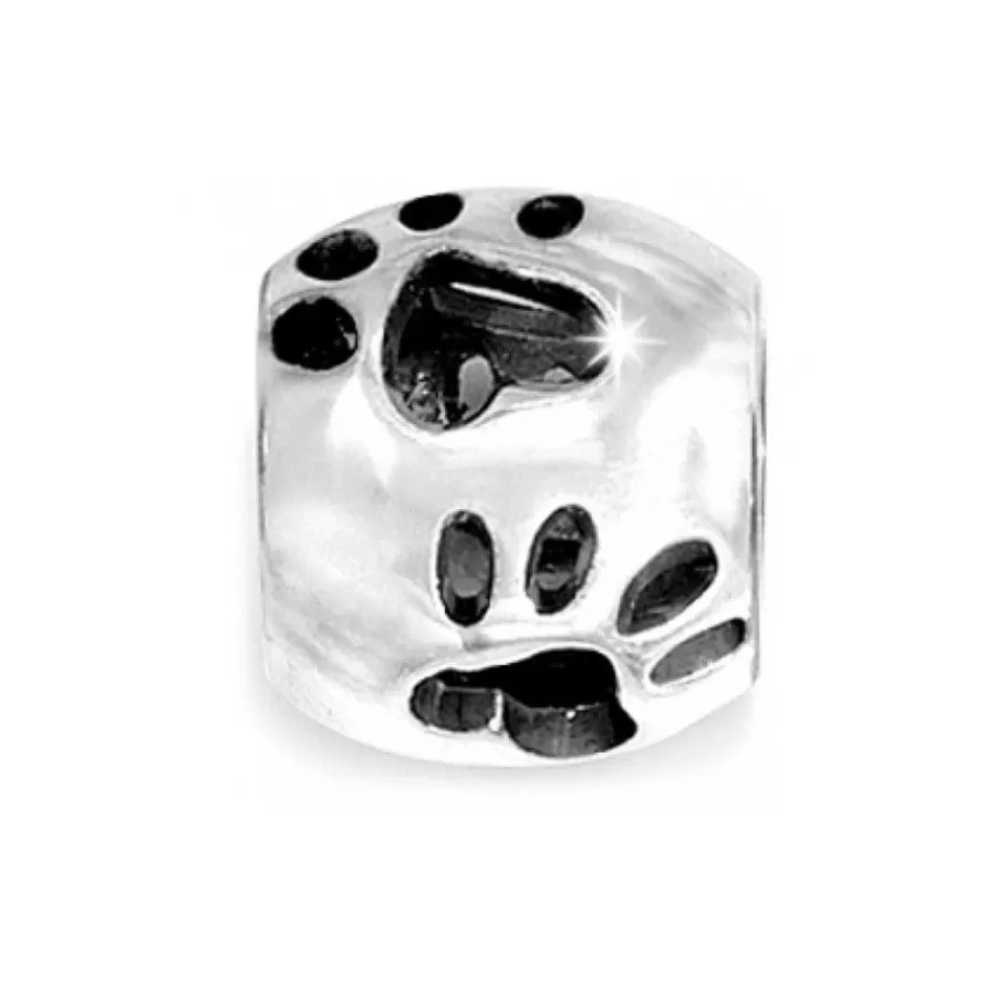 Beads & Spacers>Brighton Paw Bead Silver