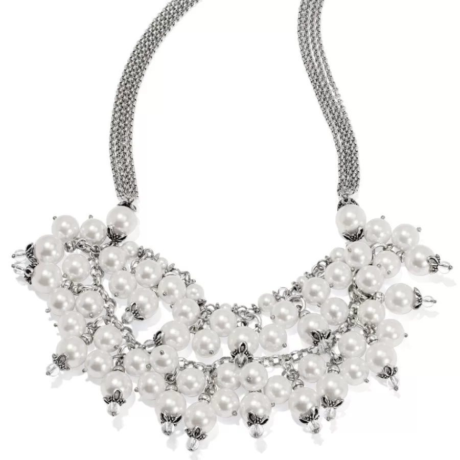 Necklaces>Brighton Pearl-icious Necklace Silver-Pearl