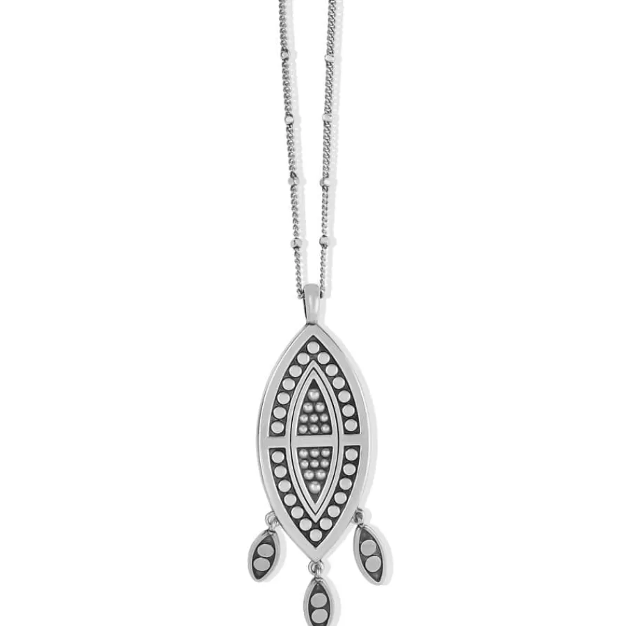 Necklaces>Brighton Pebble Dot Dream Howlite Convertible Necklace Silver-White