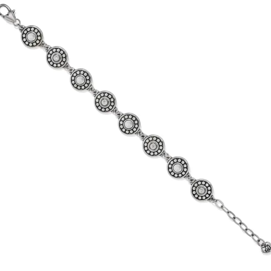 Bracelets>Brighton Pebble Dot Medali Bracelet Silver