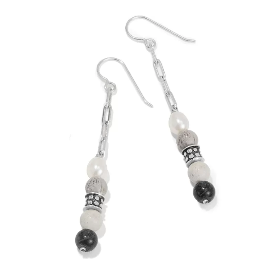 Earrings>Brighton Pebble Luna French Wire Earrings Silver-Multi