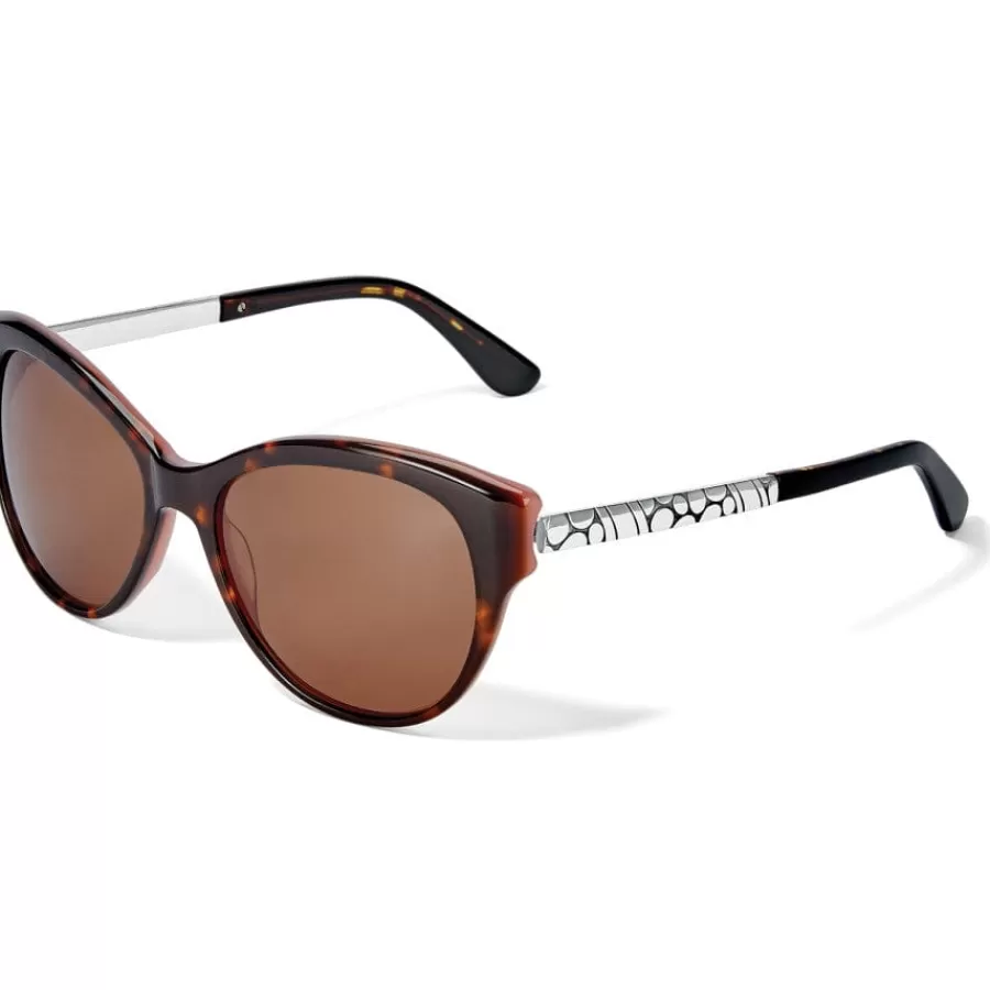 Sunglasses & More>Brighton Pebble Rings Sunglasses Tortoise