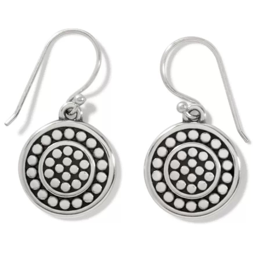 Earrings>Brighton Pebble Round Reversible French Wire Earrings Silver