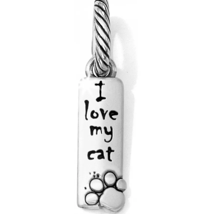 Charms>Brighton Pensieri Cat Charm BrushedSilver