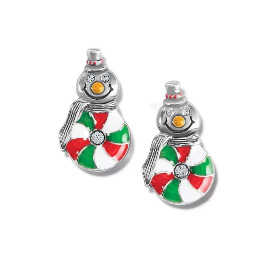 Earrings>Brighton Peppermint Frost Post Earrings Silver-Multi