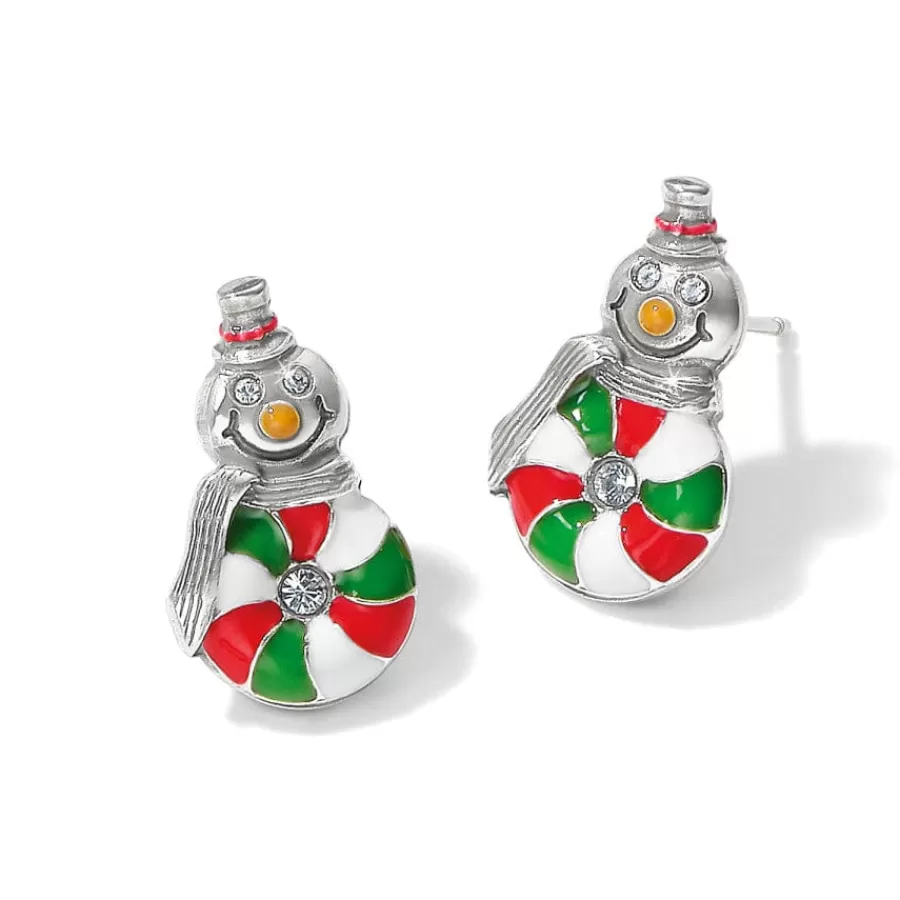 Earrings>Brighton Peppermint Frost Post Earrings Silver-Multi