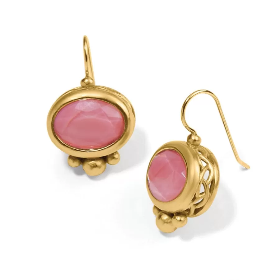 Earrings>Brighton Pink Moon French Wire Earrings Gold-Pink