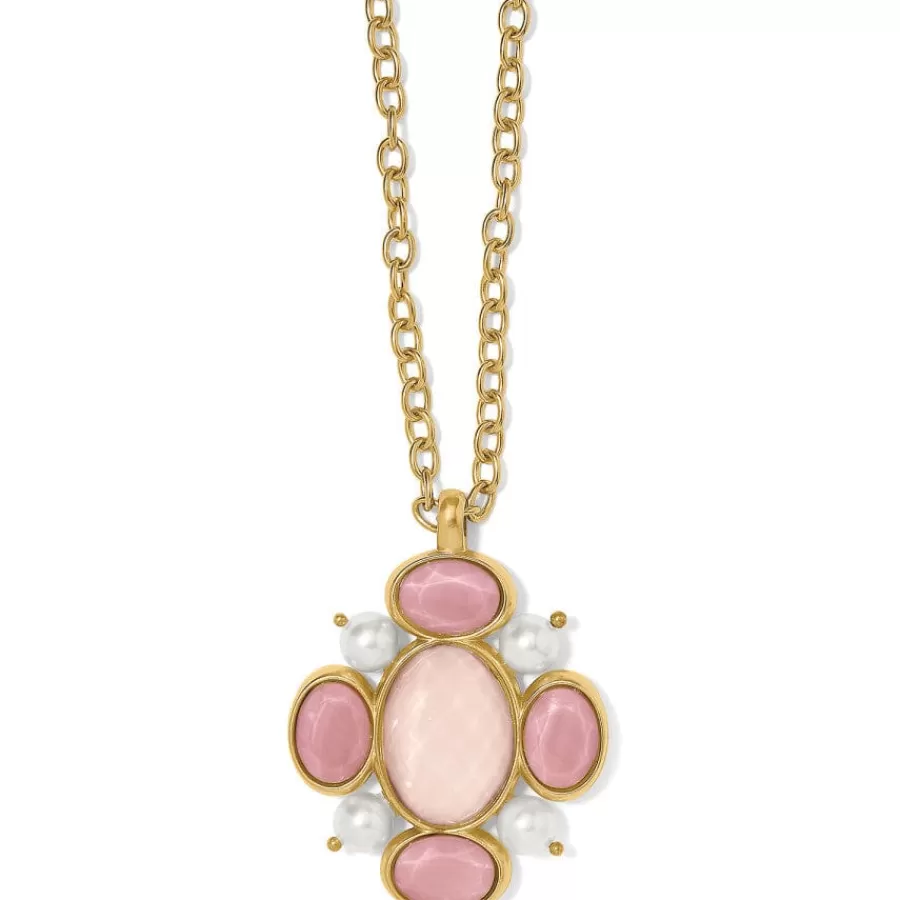 Necklaces>Brighton Pink Moon Pendant Long Necklace Gold-Pink