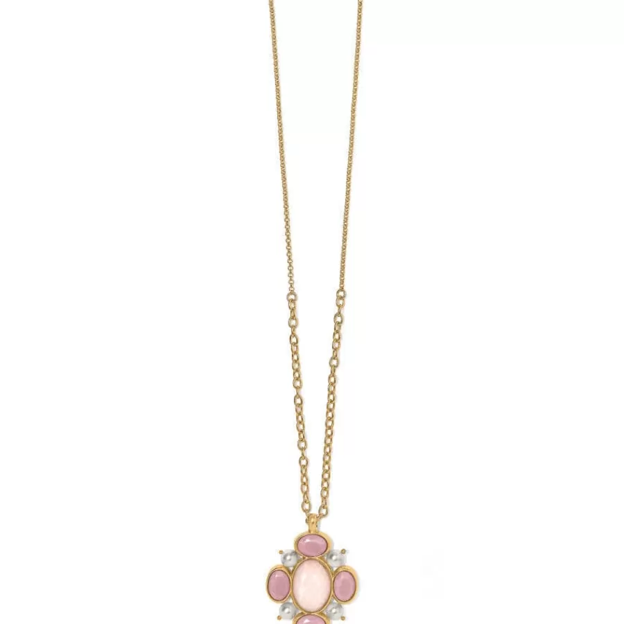 Necklaces>Brighton Pink Moon Pendant Long Necklace Gold-Pink